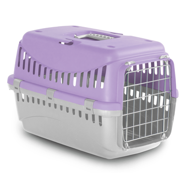 Vission Κλουβί Μεταφοράς Λιλά -Γκρι 58x38x38cm